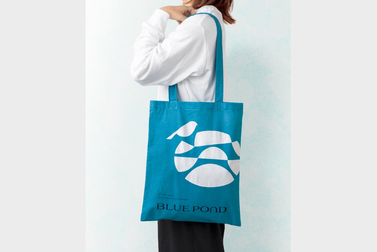 ロゴ入りトートバッグ